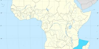 Мазамбіцкі праліў карта Афрыкі